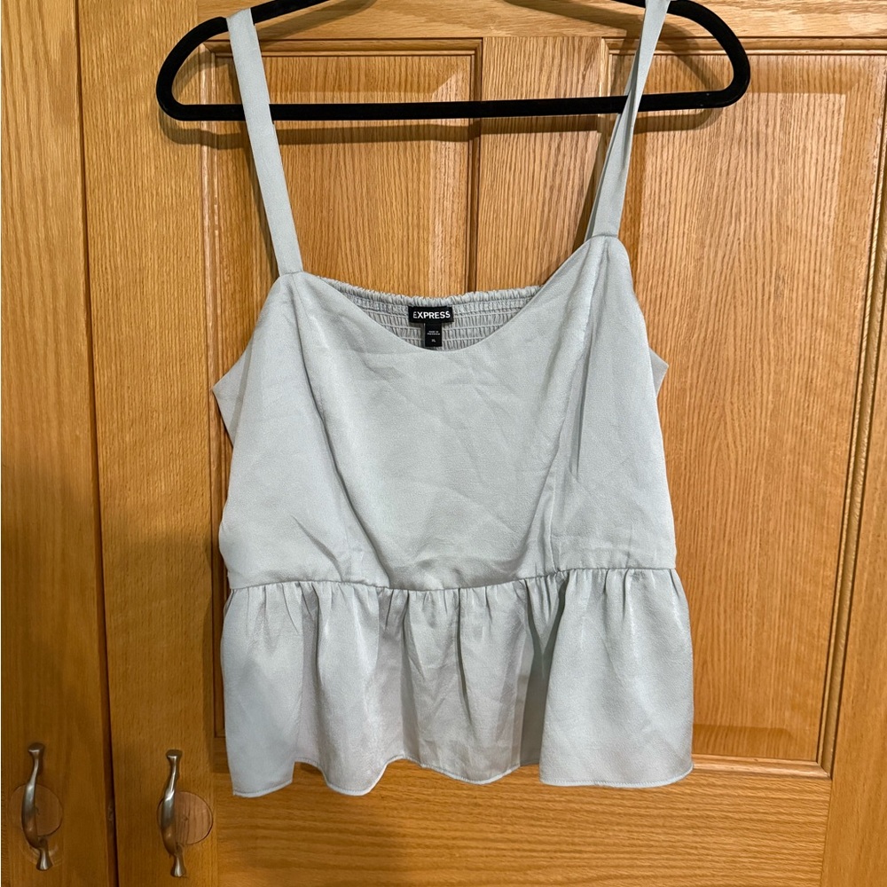 Express Soft Gray Camisole Top